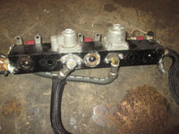 Load image into Gallery viewer, Mercury Optimax 200hp 2 stroke outboard Fuel rail and injector set (8M6001786)
