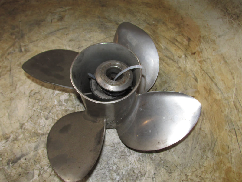 Evinrude Etec 115hp 2 Stroke Outboard 4 Blade Stainless Steel Propeller (763964)
