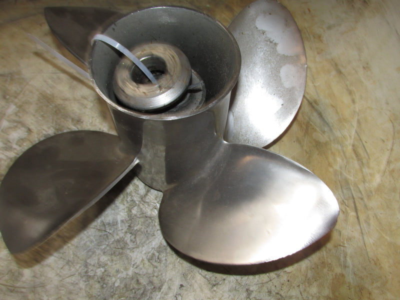 Evinrude Etec 115hp 2 Stroke Outboard 4 Blade Stainless Steel Propeller (763964)