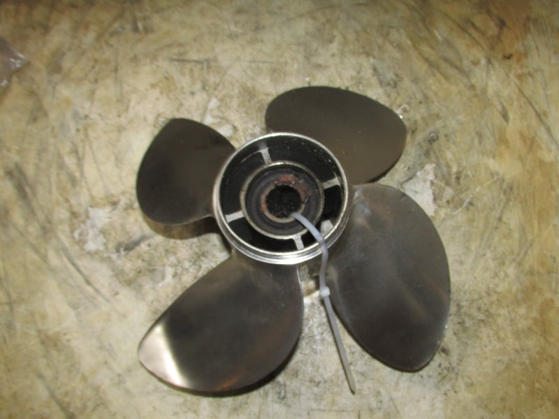 Evinrude Etec 115hp 2 Stroke Outboard 4 Blade Stainless Steel Propeller (763964)