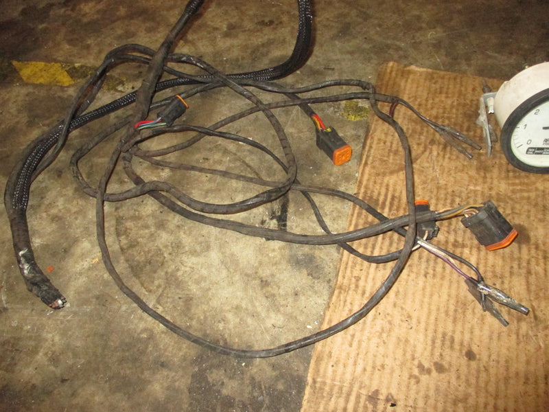 Johnson/evinrude outboard 15ft BRP rigging harness with tac and monitor gauge