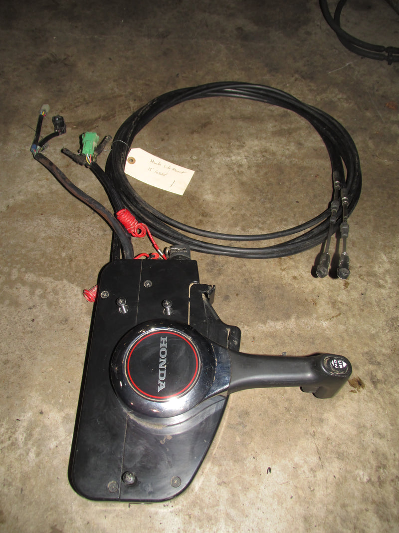 Honda Outboard Side mount control box 13FT cables