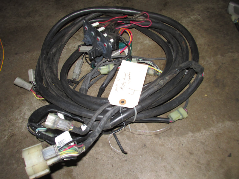 Honda Outboard 15FT White/clear plug rigging harness