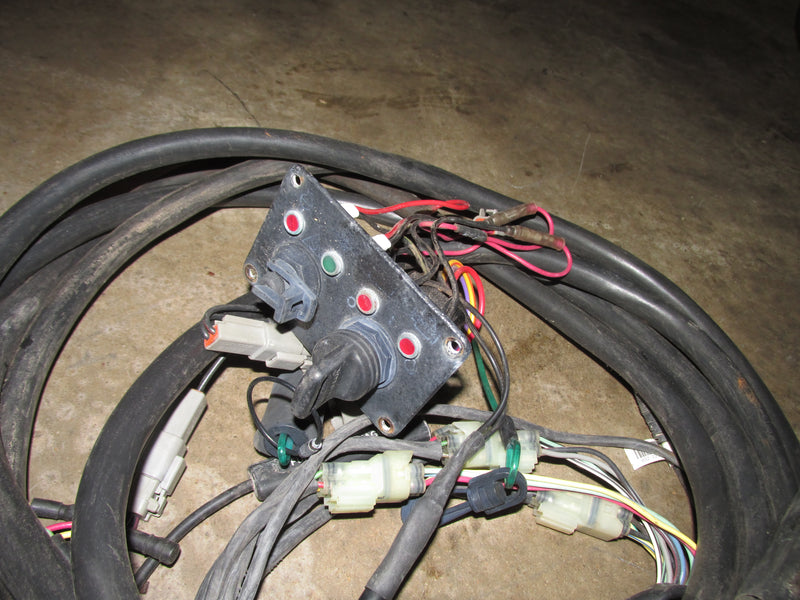 Honda Outboard 15FT White/clear plug rigging harness