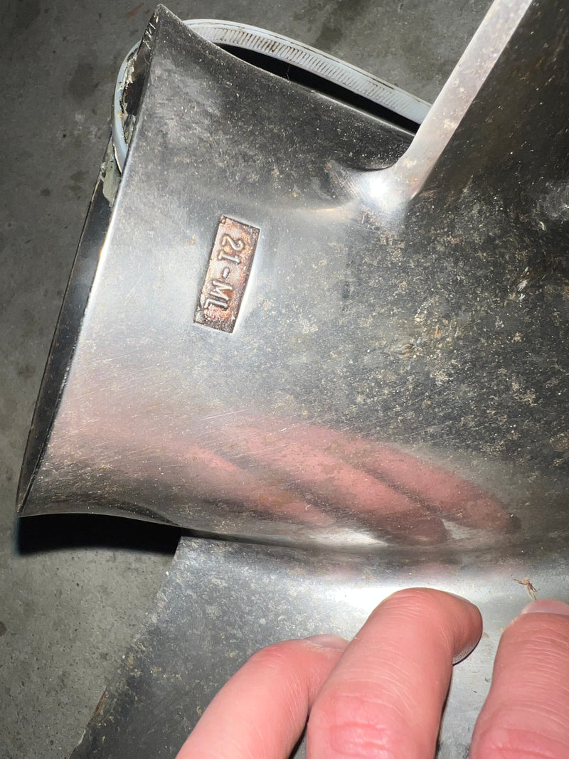 Yamaha 225-250hp 2 stroke counter rotation stainless propeller (14 7/8x21)