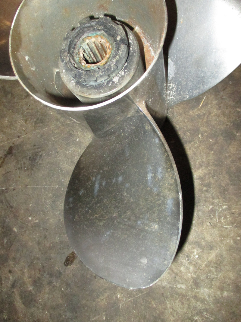 Mercury 90hp 4 stroke outboard vengeance stainless steel prop (48-16986 16p)