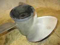 Load image into Gallery viewer, Johnson 150hp 60 degree 2 stroke outboard aluminum propeller 15x17 (391200)
