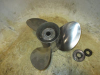 Load image into Gallery viewer, Johnson 150hp 60 degree 2 stroke outboard solas stainless propeller (14x19)

