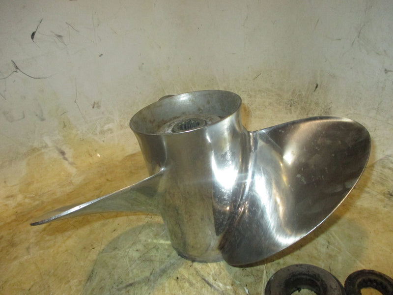 Johnson 150hp 60 degree 2 stroke outboard solas stainless propeller (14x19)
