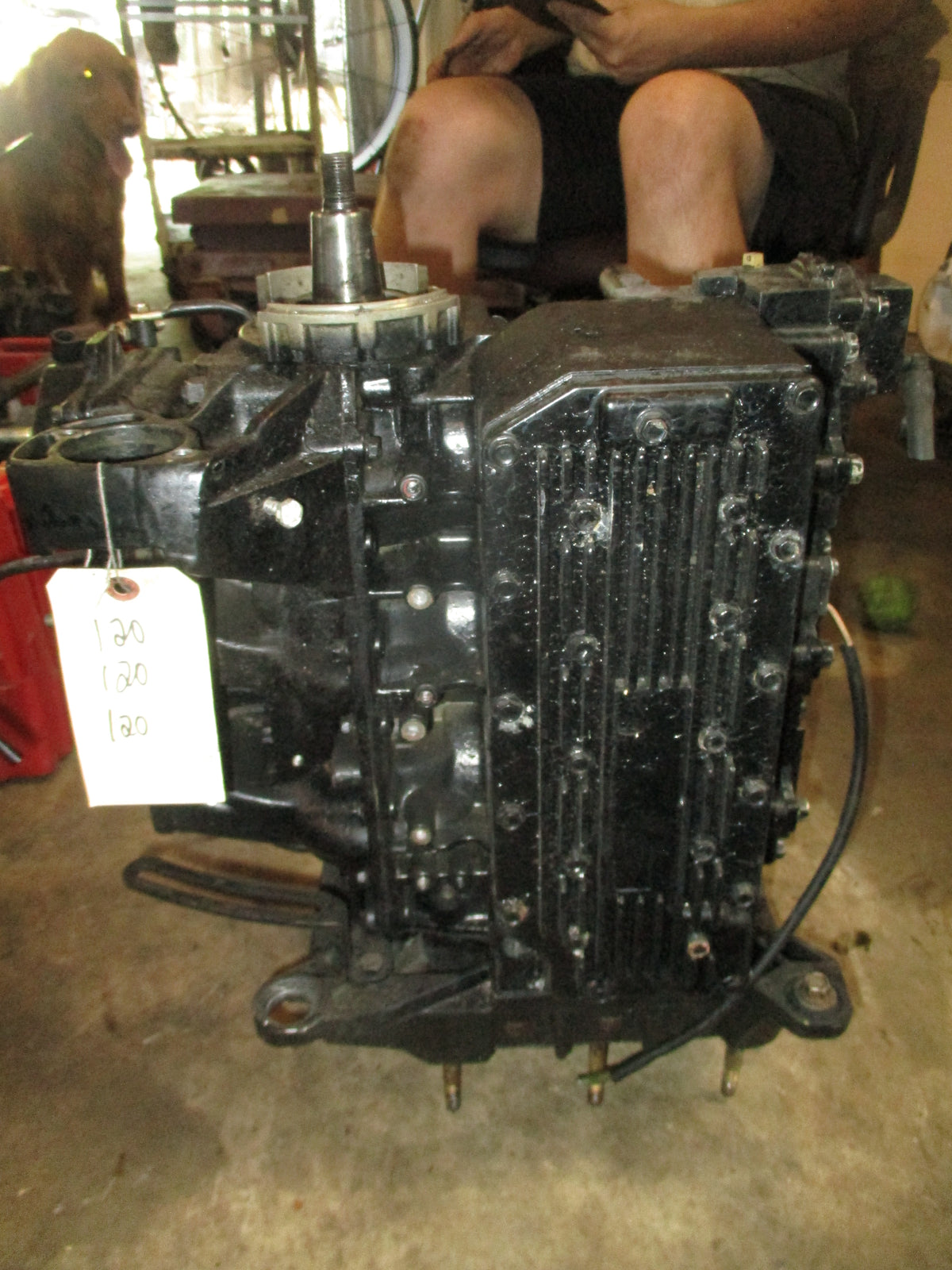 Mercury 90hp mariner outboard crankcase powerhead