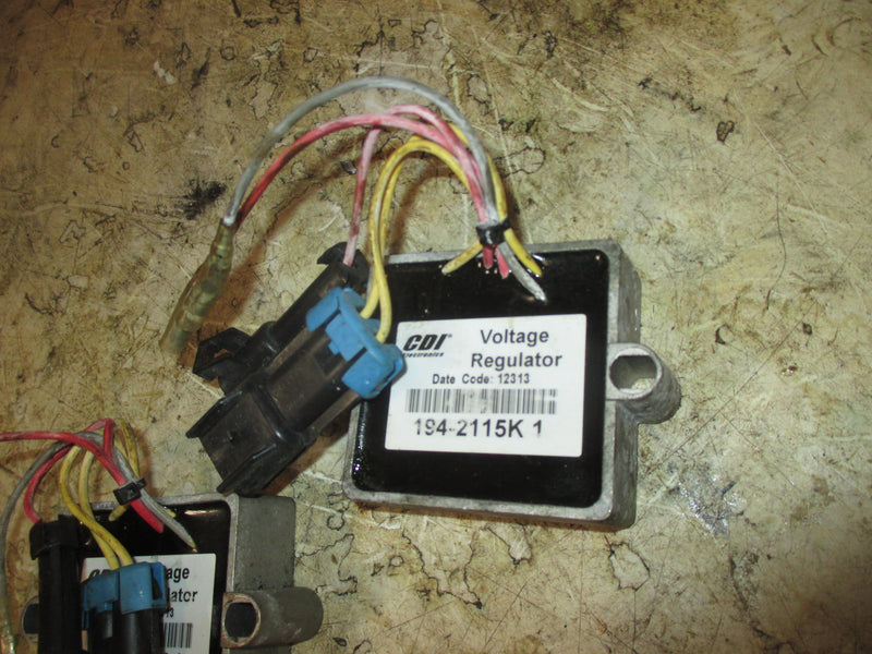 Mercury 150hp SW 2 stroke outboard CDI Rectifier Regulator Set of 2 (194-211K1)