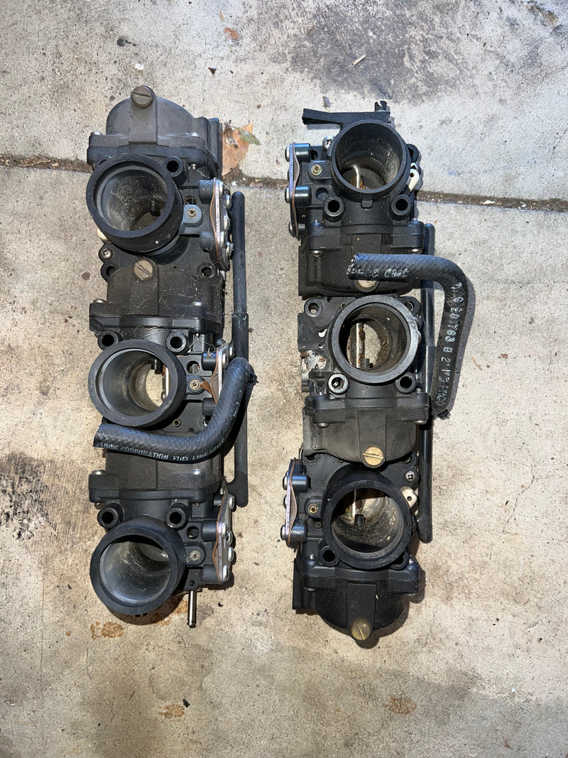 Johnson/ Evinrude 150hp 2 stroke outboard carburetor set (439216) (439215)