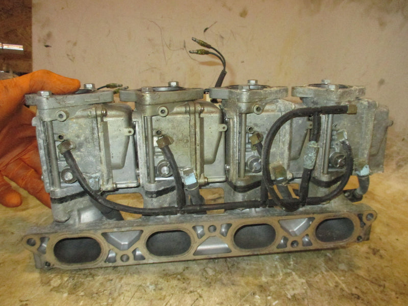 Yamaha 100hp 4 stroke outboard carburetor set (67F-10) PARTS ONLY