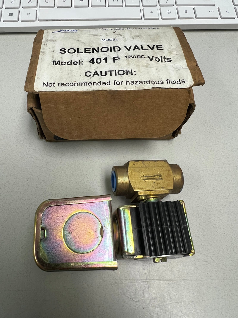 DEMA ENGINEERING Solenoid Valve Model: 401P 12V/DC NEW