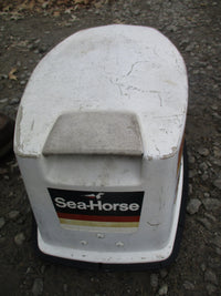 Load image into Gallery viewer, Johnson Seahorse 35hp 2 stroke outboard top cowling #1
