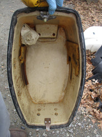 Load image into Gallery viewer, Johnson Seahorse 35hp 2 stroke outboard top cowling #1
