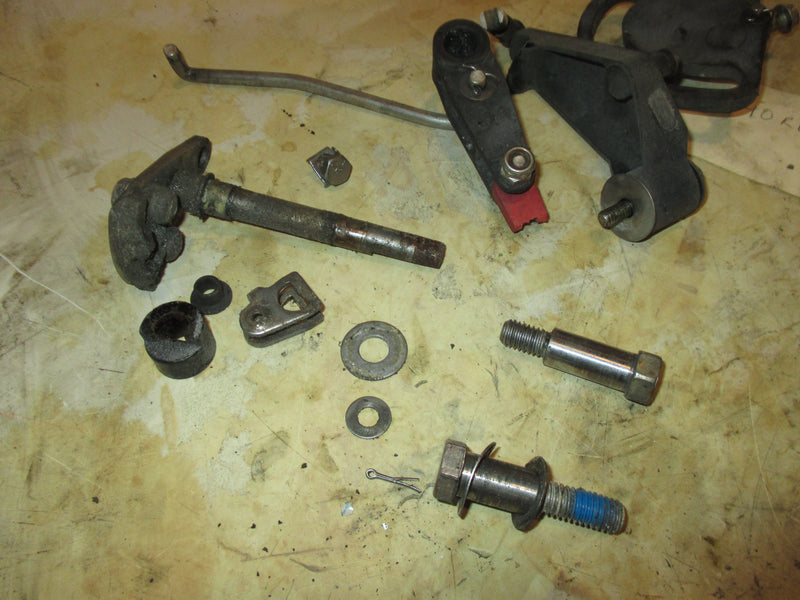 Evinrude 40hp 2 stroke outboard throttle shift bracket set (334058)