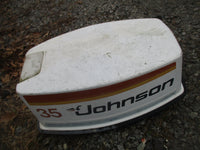 Load image into Gallery viewer, Johnson Seahorse 35hp 2 stroke outboard top cowling #2
