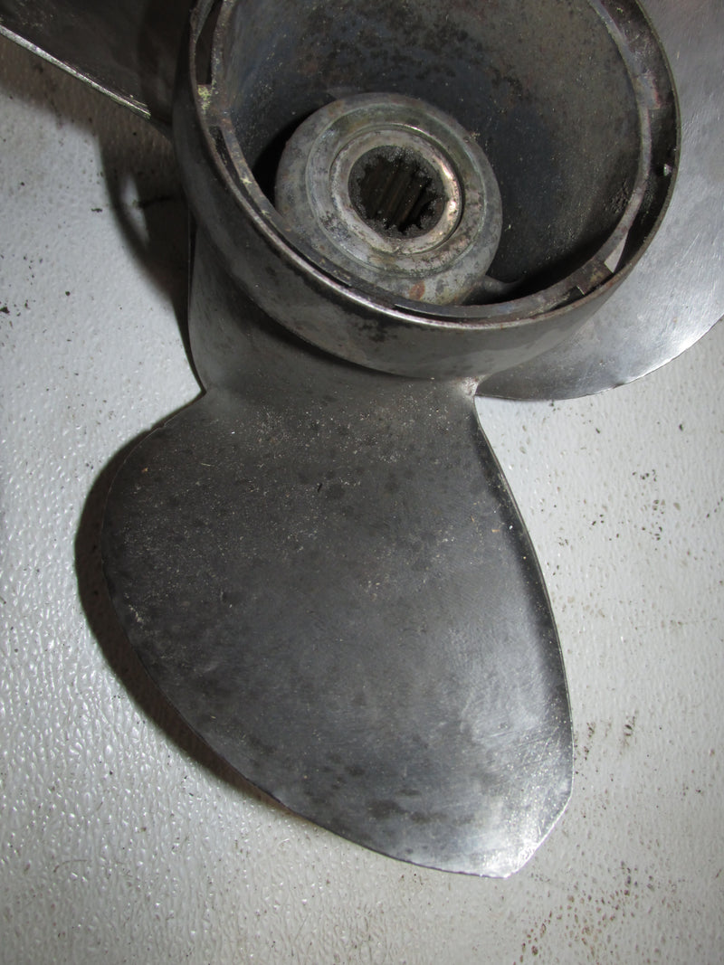 Evinrude 70hp 2 Stroke Outboard Stainless Propeller (384139) (13 3/8 X 17)