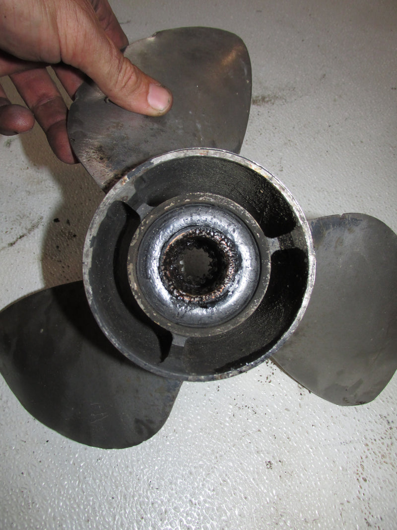 Evinrude 70hp 2 Stroke Outboard Stainless Propeller (384139) (13 3/8 X 17)