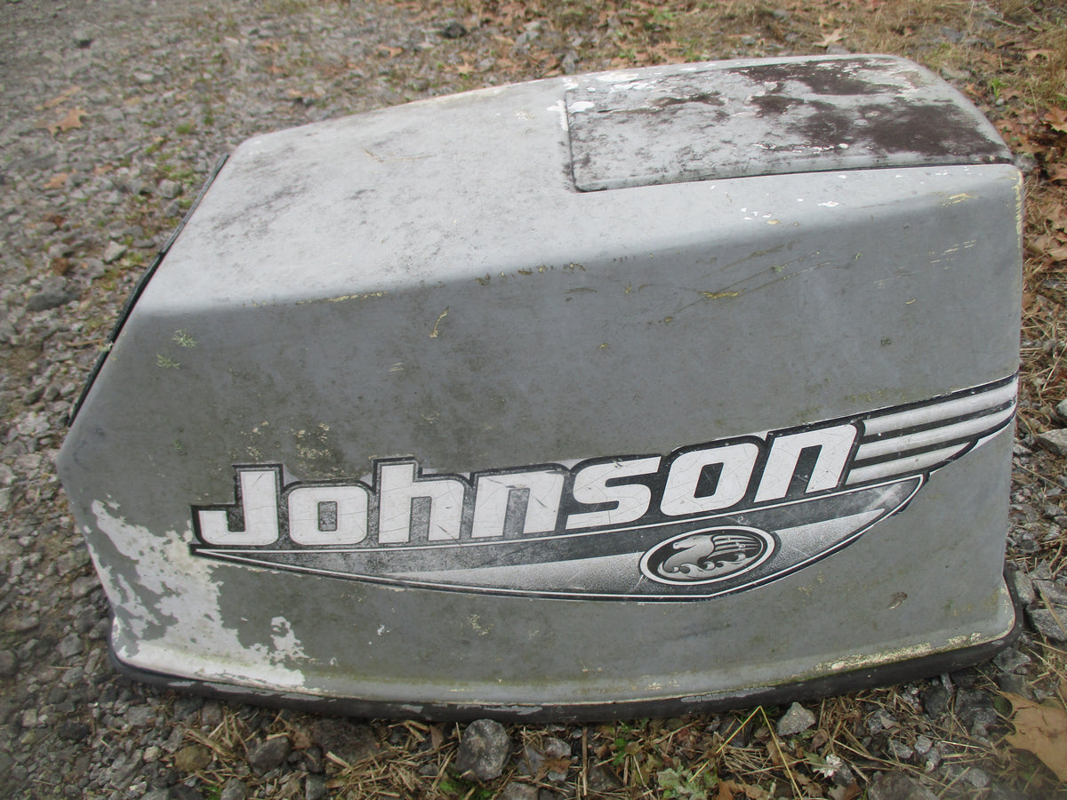 Johnson 40hp 2 stroke outboard top cowling pull start style