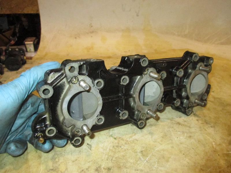 Johnson 70hp 2 stroke outboard intake manifold with reeds (339971)