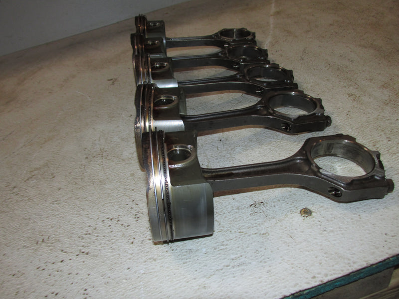 Yamaha 250hp VMAX SHO 4 Stroke Outboard Piston and Rod Set of 5 (6CE-00)