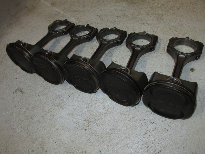 Yamaha 250hp VMAX SHO 4 Stroke Outboard Piston and Rod Set of 5 (6CE-00)
