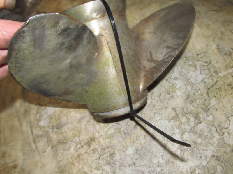 Johnson 70hp VRO 2 Stroke Outboard Stainless Steel Propeller (389948)