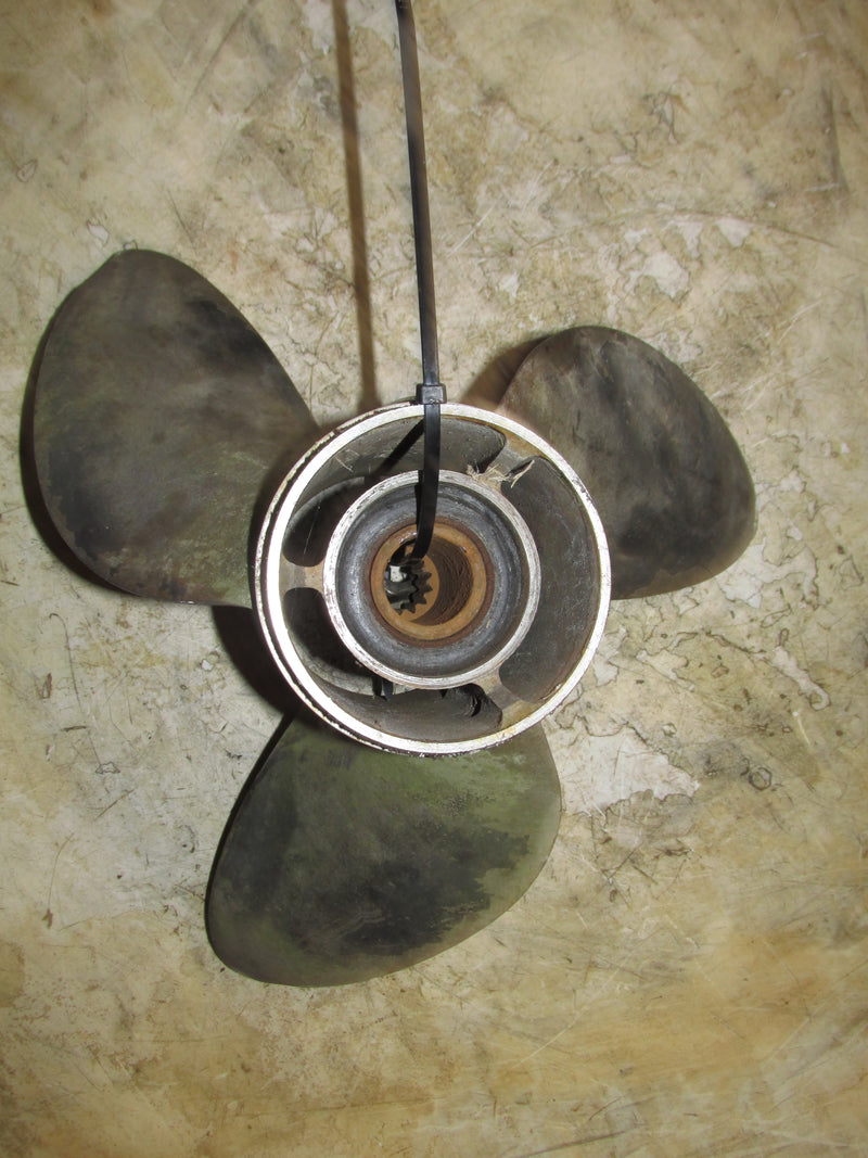 Johnson 70hp VRO 2 Stroke Outboard Stainless Steel Propeller (389948)