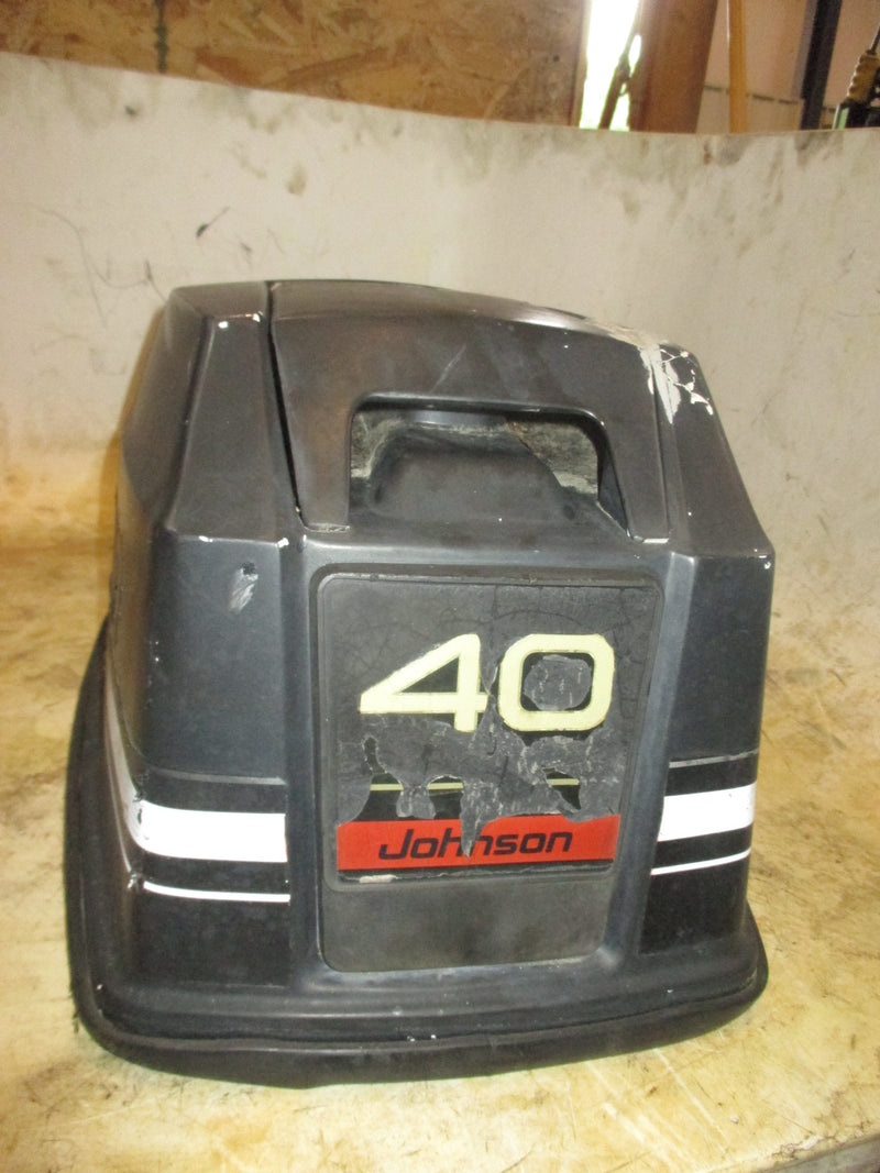 Johnson 40hp 2 stroke outboard top cowling