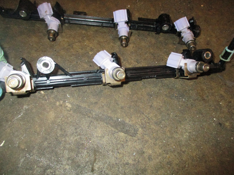 Yamaha 250hp 4 stroke outboard fuel rail and injector set (6P2-13160-10-00)