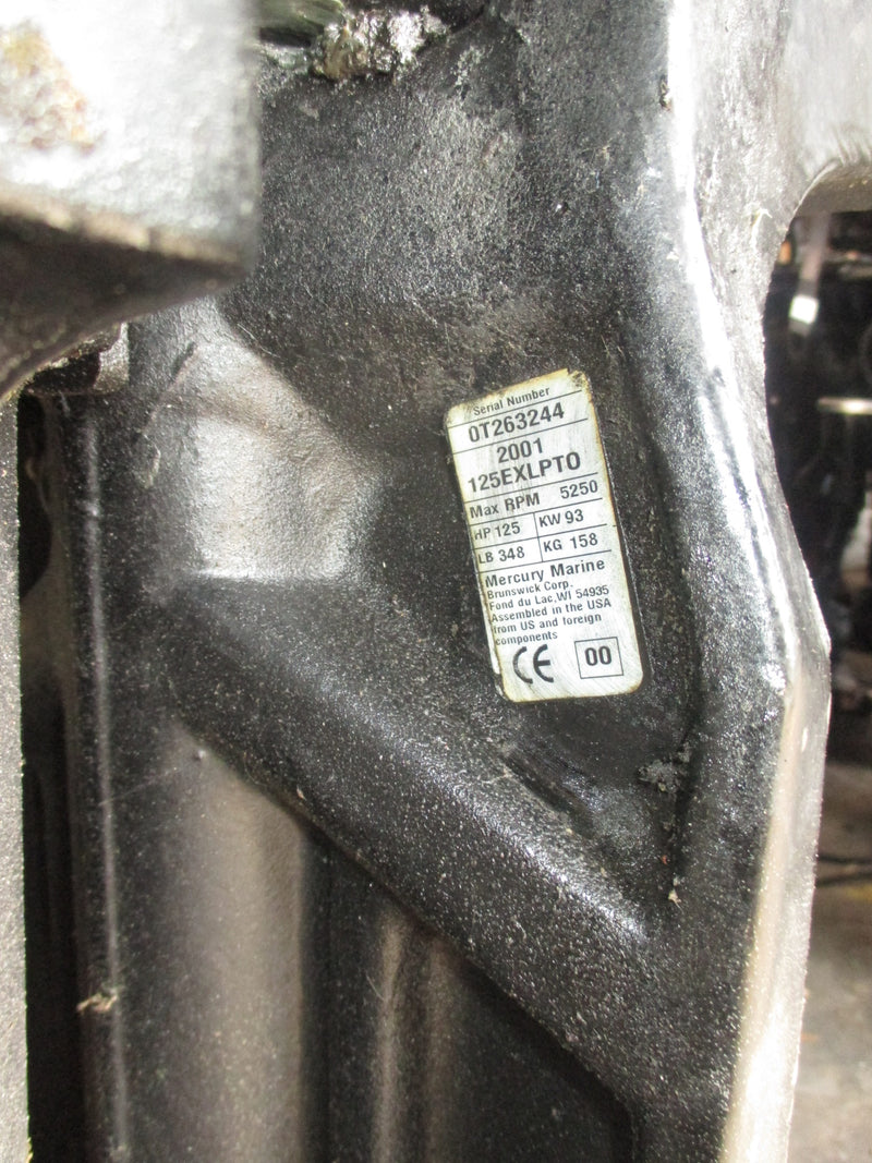 Mercury 125hp 2 Stroke Outboard 25 Inch Midsection