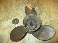 Load image into Gallery viewer, Nissan 40hp 2 stroke outboard Stainless Steel Michigan Propeller 10 1/4 X 14
