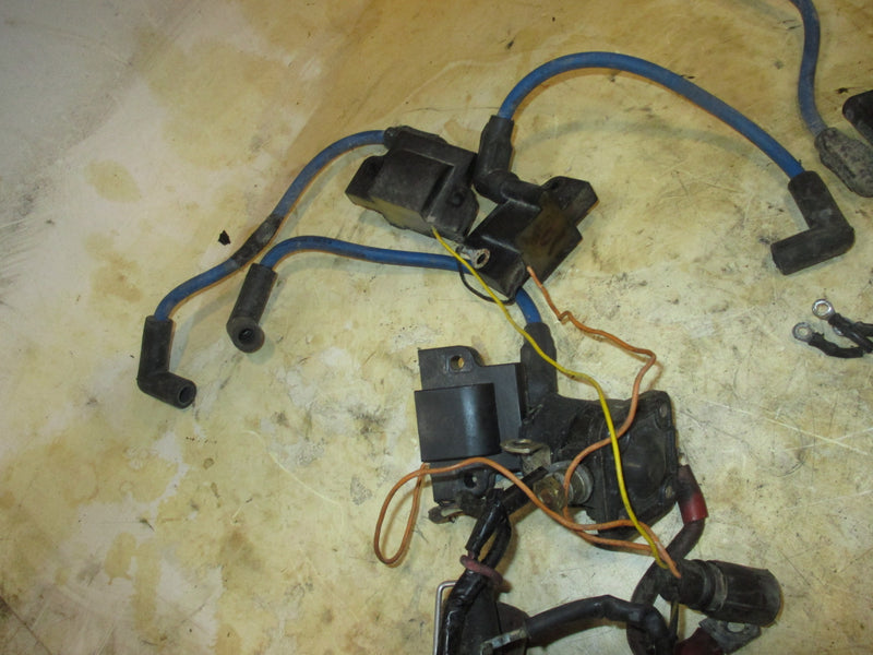 Johnson 150hp 2 stroke outboard engine wiring harness with ignition coils