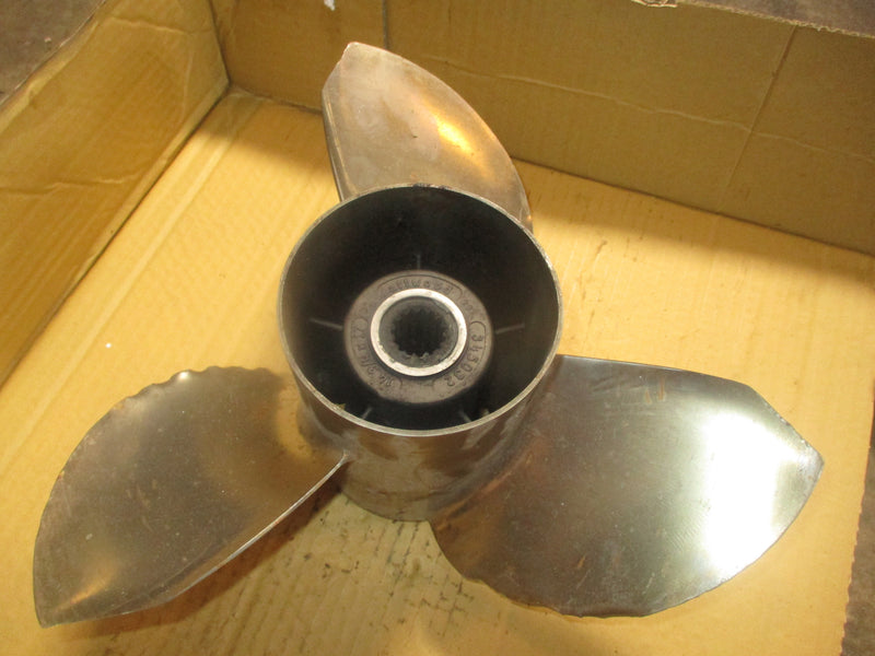 Johnson Ficht 150hp outboard stainless steel prop 14 3/4 x 17 (345032)