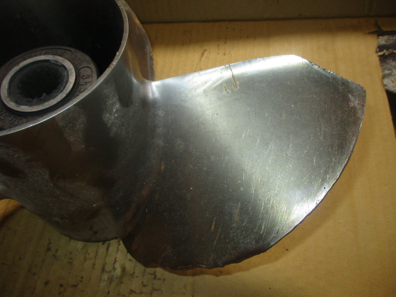 Johnson Ficht 150hp outboard stainless steel prop 14 3/4 x 17 (345032)