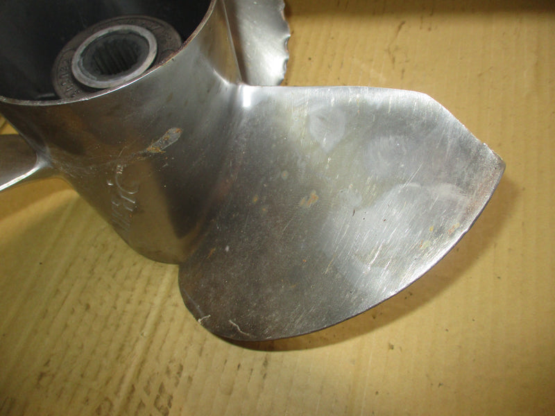 Johnson Ficht 150hp outboard stainless steel prop 14 3/4 x 17 (345032)