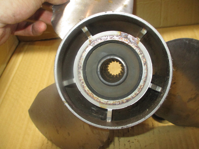 Johnson Ficht 150hp outboard stainless steel prop 14 3/4 x 17 (345032)