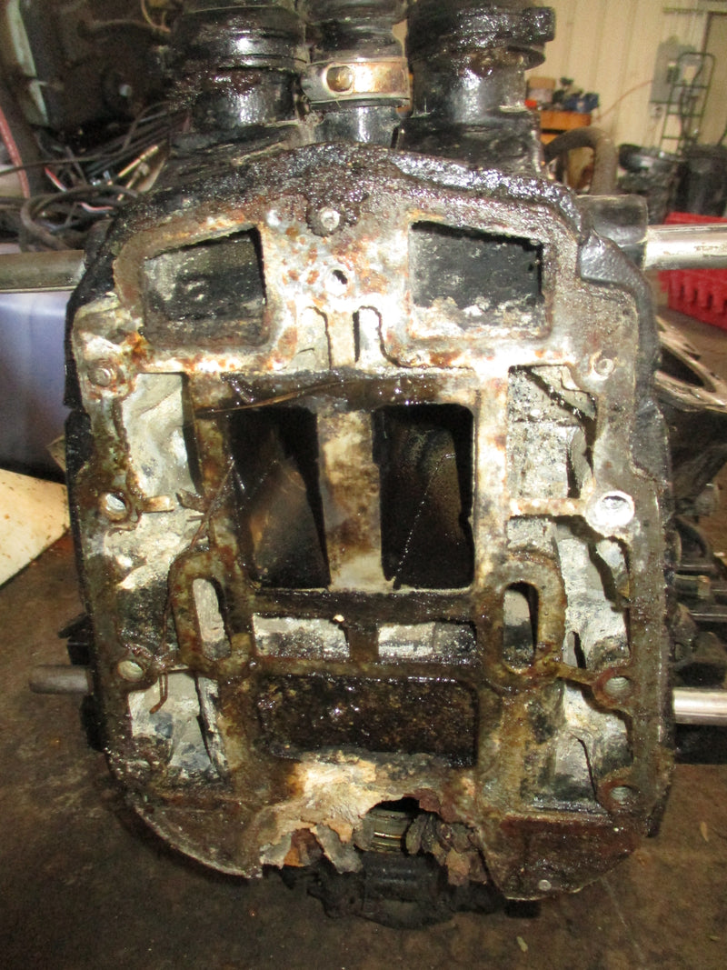 Johnson 90hp 2 stroke outboard crankcase block