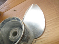Load image into Gallery viewer, Evinrude 75hp outboard stainless steel prop 13 3/8 x 17

