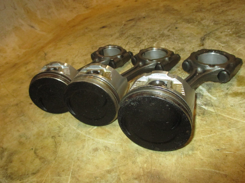 Honda BF50A 50hp 4 stroke outboard piston and rod set of 3