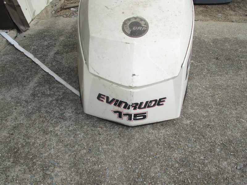 Evinrude ETEC 115hp 2 stroke outboard top cowling