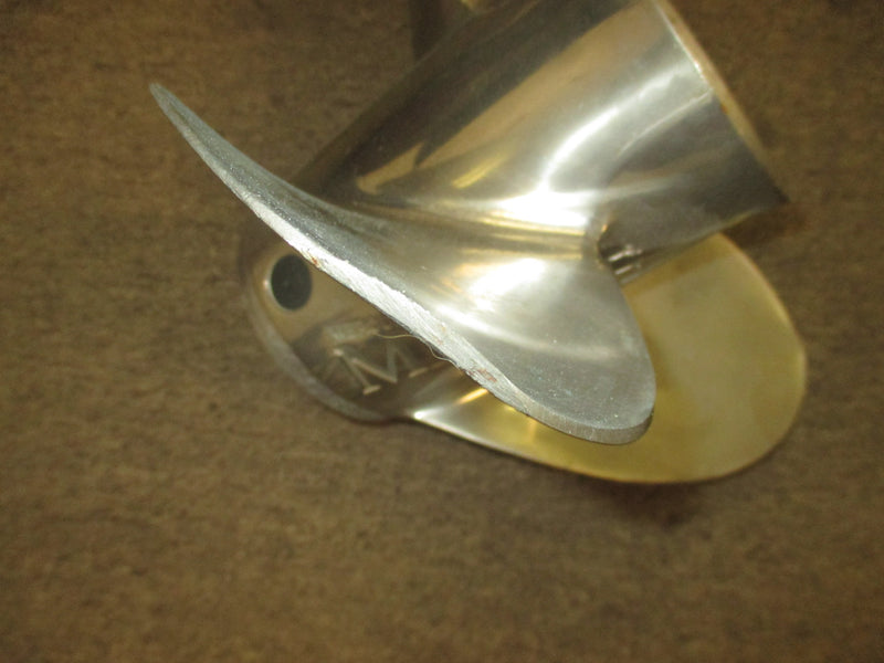 Mercury Mirage outboard Quicksilver Stainless propeller (48-18278) (17P)