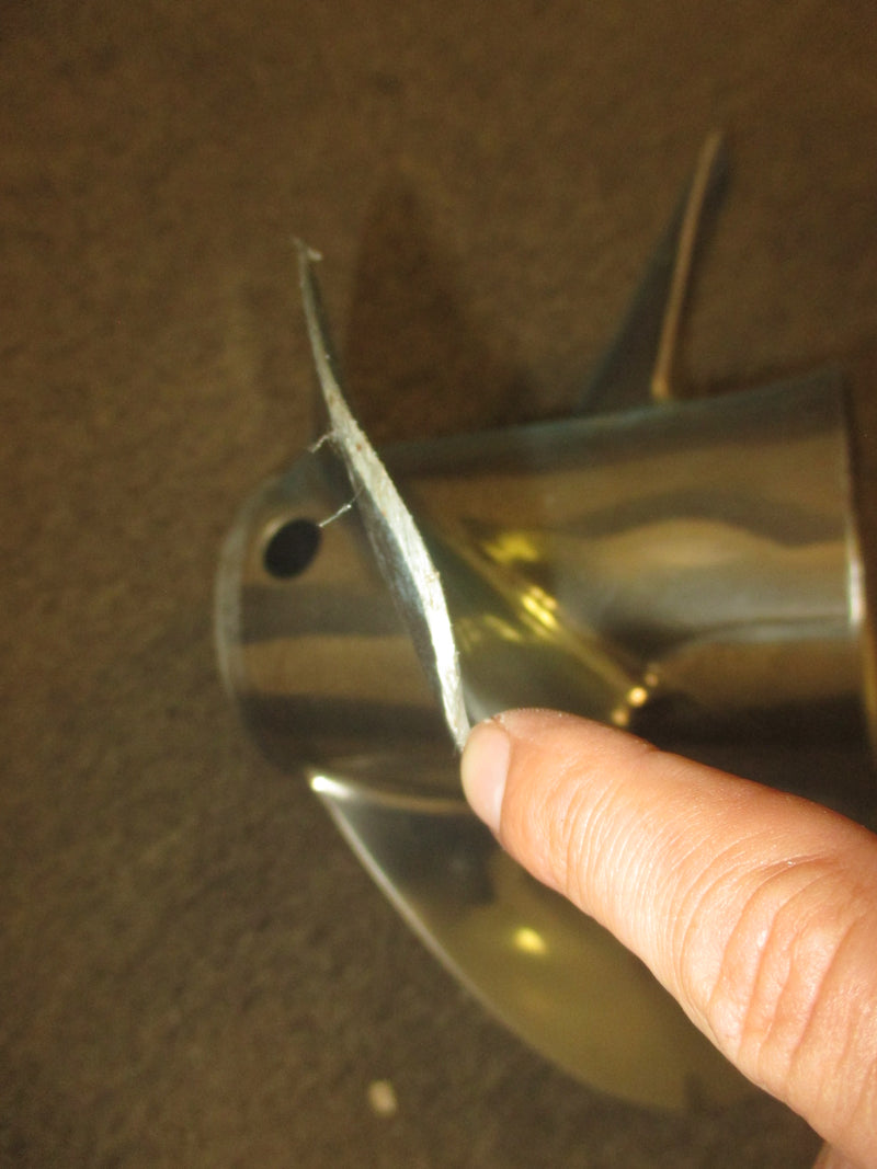 Mercury Mirage outboard Quicksilver Stainless propeller (48-18278) (17P)