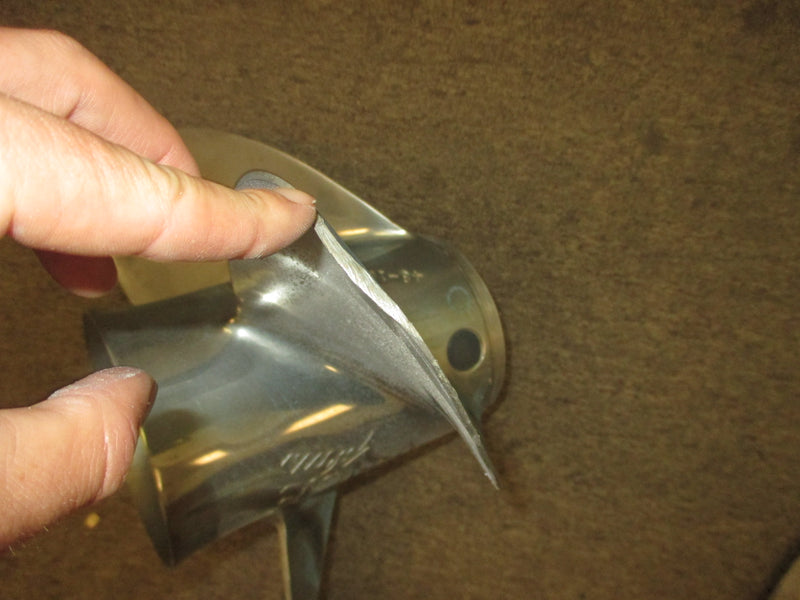Mercury Mirage outboard Quicksilver Stainless propeller (48-18278) (17P)