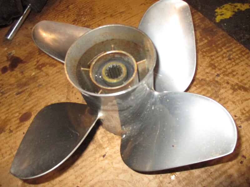 Suzuki DF60 - 70hp outboard 4 blade SS propeller powertech (RXB4R12PS2140)