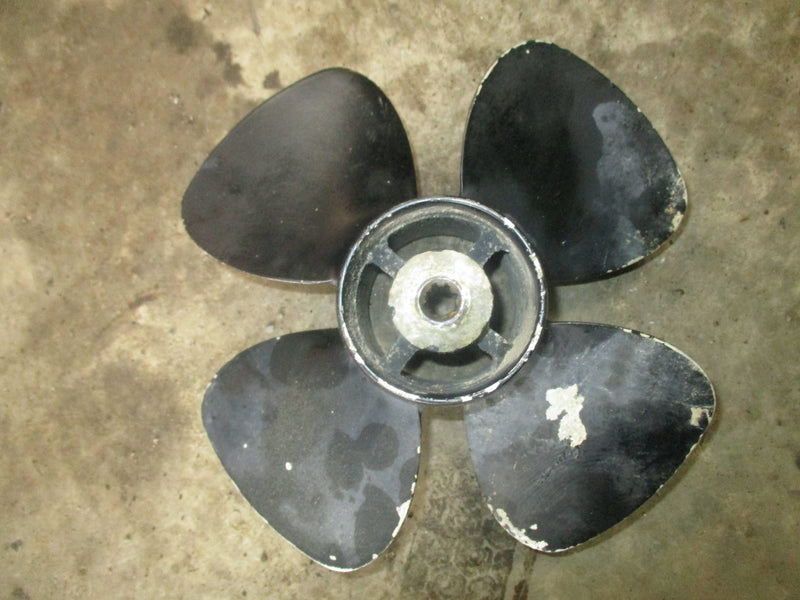 Yamaha outboard 4 Blade aluminum propeller 10 x 7 8 spline