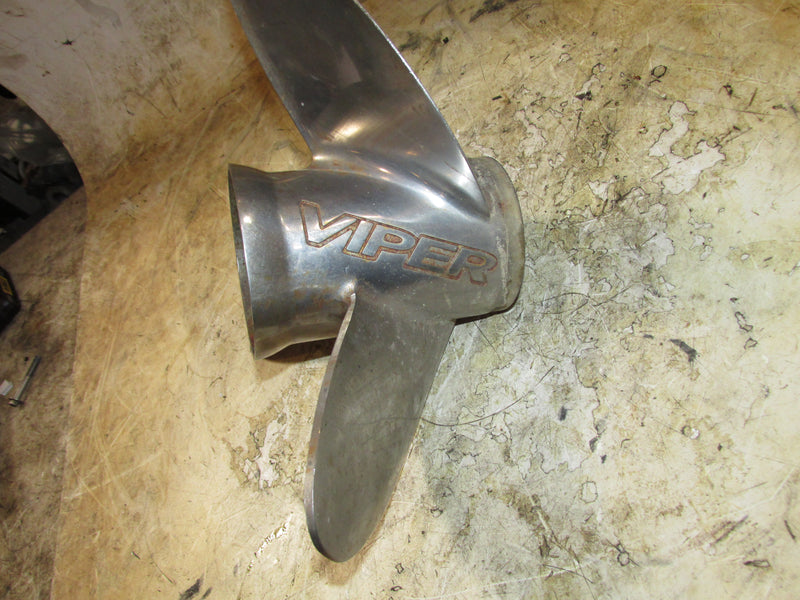 Johnson/Evinrude Outboard Viper Stainless Steel Propeller (177042-13 7/8x15)