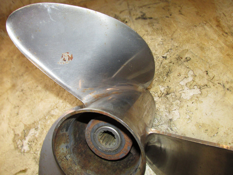 Johnson/Evinrude Outboard Viper Stainless Steel Propeller (177042-13 7/8x15)